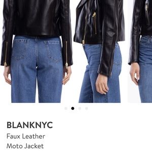 BlankNYC Faux Leather Moto Jacket